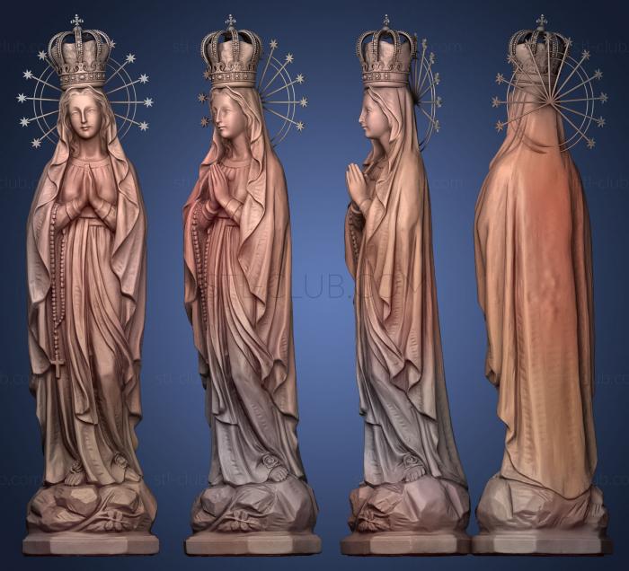 3D model Virgin Mary (STL)